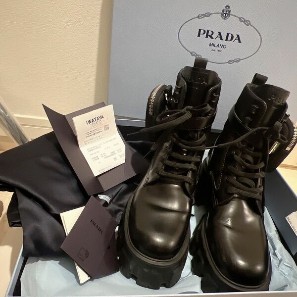 PRADA モノリス コンバットブーツ