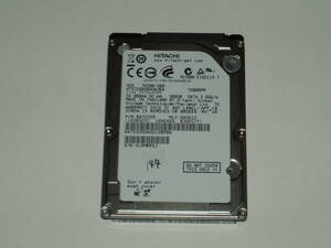 中古2.5SATA2 HDD　HITACHI HTS725050A9A364 500GB　No144