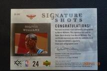 Marvin Williams 2005-06 Upper Deck Sweet Shot Signature Shots_画像2