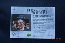 John Wooden 2005-06 Upper Deck Sweet Shot Signature Shots_画像2