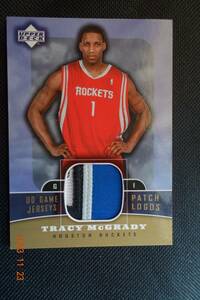 Tracy McGrady 2004-05 Upper Deck UD Game Jersey Patch Numbers