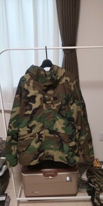 ECWCS 【美品90'sVin】希少なShort ECWCS ゴアテックス パーカー Lサイズ 米軍実物 GORE-TEX ウッドランド MILITARY ARMY