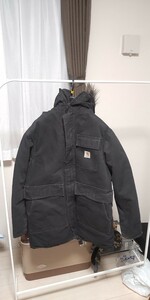 カーハート シベリアン パーカー オリジナル usa ブラック ヴィンテージ M ダック Carhartt ワークジャケット ジャケット コート