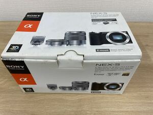 SONY NEX-5 ソニー デジタルカメラ SONY α ダブルレンズ ジャンク