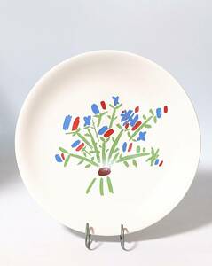 5　ピカソ プレート 皿 60s スタンド付き ヴィンテージ 陶皿 SEYEI Picasso