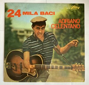 1962年 国内ペラジャケ 10吋 Adriano Celentano / 24 Mila Baci アドリアーノ・チェレンターノ24,000のキッス Jolly Hi-Fi Records IF 6