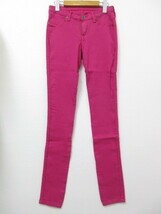 ◯/新品 DR.DENIM JEANSMAKERS ドクターデニム レディース スキニージーンズ デニムパンツ ストレッチパンツ ピンク Mサイズ■L17557YER_画像1