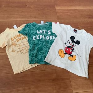 H&M baby doll キッズTシャツ　半袖　100㎝　3枚セット