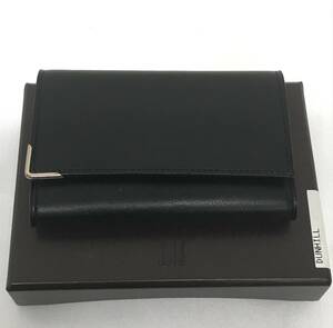 【良品】dunhill ■ ダンヒル ■ レザー キーリング ■ 6連 キーケース ■ 鍵入れ ■ メンズ ブラック系