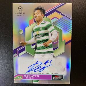 2022-23 Topps Finest Reo Hatate Auto Refractor 直筆サインカード 旗手怜央 セルティックFC