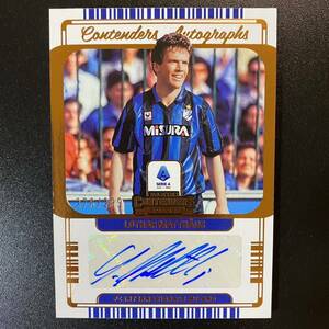 2022-23 Panini Chronicles Contenders Autograph Lothar Matthaus インテル Auto /299 ローター・マテウス 直筆サインカード