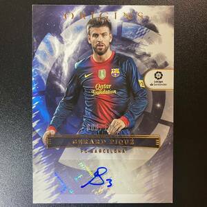 Gerard Pique Auto /139 2022-23 Panini Chronicles Origins Autographs FC Barcelona 直筆サインカード ジェラール・ピケ