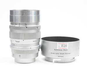 【美品】Leica/ライカ summarex 85mm f1.5 純正L39マウント フード付き レンズ