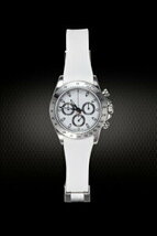 Rolex/ロレックス Daytona/デイトナ 116520、116523、116500適用 VAGENARI ラバー ストラップ/ベルト ホワイト_画像1