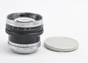 【大珍品】帝国光学/ZUNOW opt Japan 50mm f1.1 LTM 純正ライカL39マウント　ブラック #HK9955