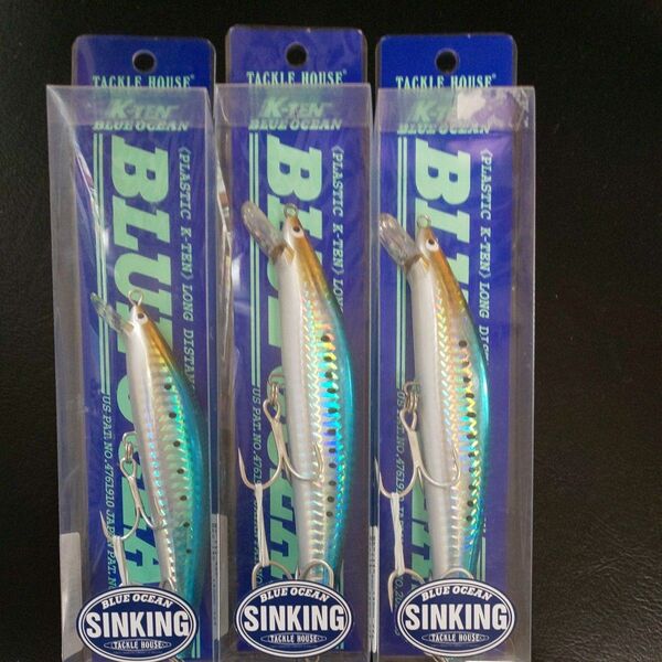 タックルハウス ミノー K-TEN ブルーオーシャン BKS 140mm 35g イワシ #111 BKS140 ルアー 他2点