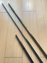 ★特別企画★　レインボーメッキ　超長尺対応可能　竿掛け　全長290cm　二本半物　ヘラブナ用品　へら用品　カーボン製　1円スタート_画像3