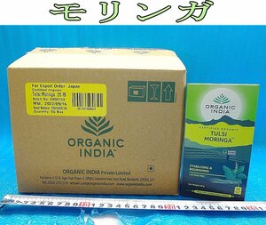 Mいな2324 ORGANIC INDIA オーガニック インディア トゥルシー ティー MORINGA モリンガ 25包×6箱 ハーブティー ティーバッグ