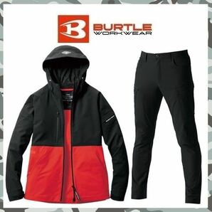 スポーティ 【 新品 送料無料 】 S バートル BURTLE フーディ ジャケット 9505 カーゴ パンツ 9502 セット スリム ストレッチ 年間 素材