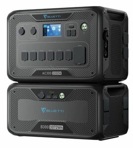 AC300+B300[BLUETTI portable power supply ]