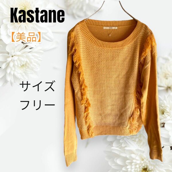 【美品】kastane カスタネ　ニット　フリー　セーター　値下げ相談大歓迎