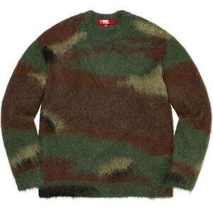 新品 Mサイズ Supreme JUNYA WATANABE COMME des GARCONS MAN Brushed Camo Sweater Olive シュプリーム コムデギャルソン セーター モヘヤ