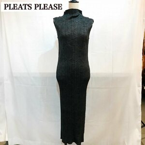 ＰＬＥＡＴＳ ＰＬＥＡＳＥ ＩＳＳＥＹ ＭＩＹＡＫＥ グレー プリーツプリーズ イッセイミヤケ ロングワンピース 洋品婦人服/269