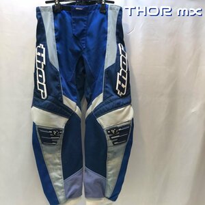 ＴＨＯＲＭＸ ソアー モトパンツ レーシングパンツ ブルー サイズ３０ メンズ モトクロス ライディング オフロード 青 洋品紳士/252