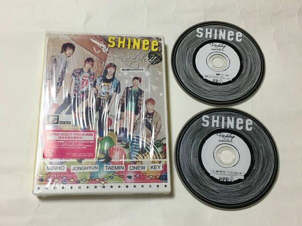 送料込み　SHINee　CD＋DVD　☆Replay -君は僕のeverything-☆　JAPAN DEBUT PREMIUM盤　(完全初回生産限定)　