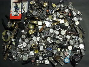 大量 150本 個 以上 ジャンク クォーツウォッチ 腕時計 セイコー シチズン カシオ 他 男女 まとめセット　④