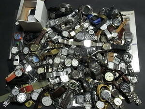 大量 150本 個 以上 ジャンク クォーツウォッチ 腕時計 セイコー シチズン カシオ 他 男女 まとめセット　⑧