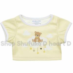  build a Bear * short sleeves T-shirt soft toy yellow color teddy bear Duffy Shellie May .. Western-style clothes baby Bear Yellow Baby Bear Tshirt