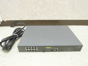 2801) NEC QX-S1008GT-2G-PW 1GbEベーシックPoE+・レイヤ2スイッチ 現状品