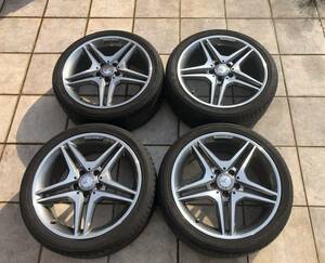 売り切り!! AMG純正 7.5j ET52 4本通し 約6部山 225/40r18 Aクラス Bクラス CLA W176 W246 C117 A180 A250