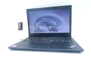 即配 LENOVO thinkpad L480 八世代 Core i5 8350U メモリ8GB NVMe SSD 256GB 14型 1920x1080 Windows11 ノードパソコン 10630