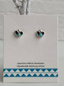  Indian jewelry earrings stud earrings turquoise Heart znizni earrings turquoise earrings silver earrings 