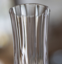 フランス クリスタル グラス ロンシャン フルート シャンパン グラス 4脚セット バーグラス ビンテージ ガラス ベース 花瓶 _画像8
