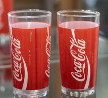 ビンテージ コカコーラ ペプシ タンブラー ジュースグラス 3個セット コカ・コーラ グラス アメリカ ノベルティ 広告_画像4