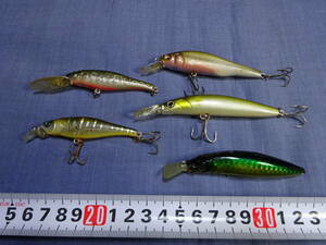 Megabass メガバス　ミノー・ディープ ZONK/LIPIN BBIT(S)/X-80/X-68/LIVE-X 5個　スモール/ラージ