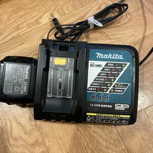 マキタ急速充電器　DC18RC　7.2-18V用ジャンク品扱い返品不可