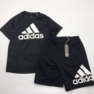 adidas adidas BVA79-BK0937CD8268トレーニングビッグロゴTシャツ上下セット M