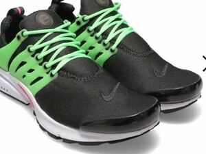 NIKE AIR PRESTO BLACK/HYPER PINK-WHITE-GREEN STRIKE 21SU-I ナイキ エア プレスト dj5143-001 26㎝