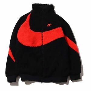 NIKE AS M NSW VW SWSH FULL BLACK/CHILE RED/BLACK/CHILE RED 21HO-I ナイキ VM スウッシュ フルジップ ジャケット bq6546-008サイズ M