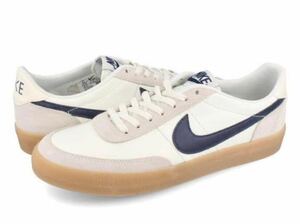 NIKE KILLSHOT 2 LEATHER 【J.CREW】 ナイキ キルショット 2 レザー SAIL/MIDNIGHT NAVY/GUM YELLOW 432997-107 サイズ28㎝