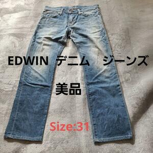 【美品】★EDWIN EG5036 ブルートリップ EDGELINE デニム