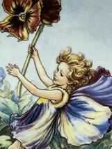 ウェッジウッド シシリー シセリー メアリー バーカー 花 妖精 パンジー 絵皿 飾り皿 (1110)_画像4