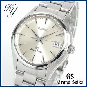 1円～ 3ヶ月保証付き 電池交換済み 磨き済み 美品 本物 人気 Grand Seiko グランドセイコー SBGX005 9F62-0A10 シルバー メンズ 時計