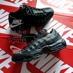 新品 正規品 NIKE ナイキ AIR MAX 95 エアマックス 95 エッセンシャル 黒 ブラック トリプルブラック 26.5cm US8.5 箱付き