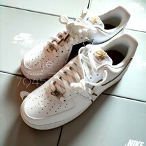 新品 正規品 NIKE ナイキ AIR FORCE1 LOW エアフォース1 ロー 07 白 ホワイト ブロンジーン 27.5cm US9.5 デュブレ 箱付き_画像5