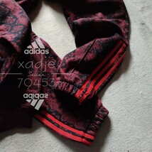 新品 正規品 adidas IVY PARK アディダス アイビーパーク スウェット 上下セット パーカー パンツ セットアップ 赤 黒 厚手 ゆるめ M_画像8